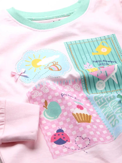 Summer Garden Girls Pajama Set - Huggler