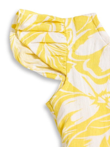 Sunbeam Leaf Girls Woven Dress - Huggler