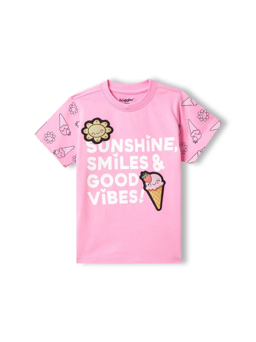 Sunshine Smiles Girls Shorts Set - Huggler