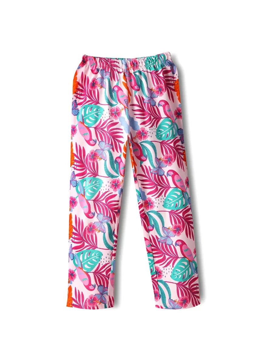 Tropical Bliss Girls Pajama Set - Huggler