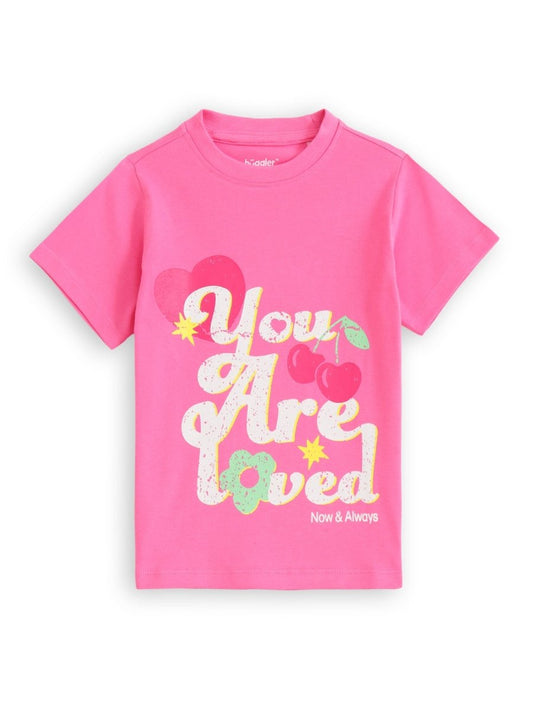 U r Loved Girls T Shirt - Huggler