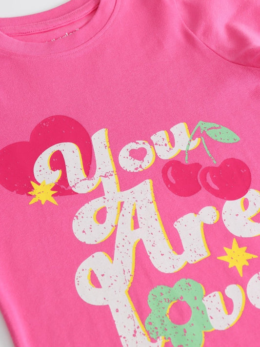 U r Loved Girls T Shirt - Huggler