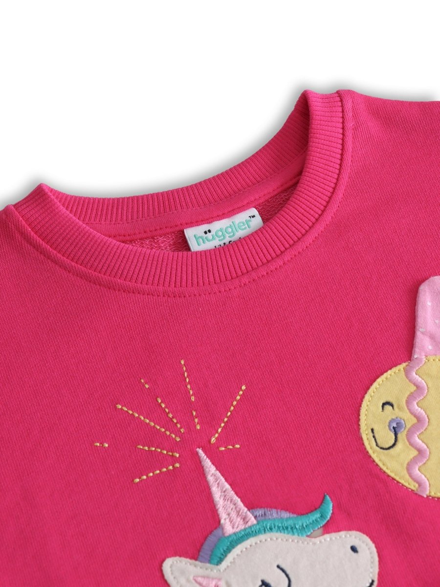 Unicorn Character Girls Sweatshirt - Huggler