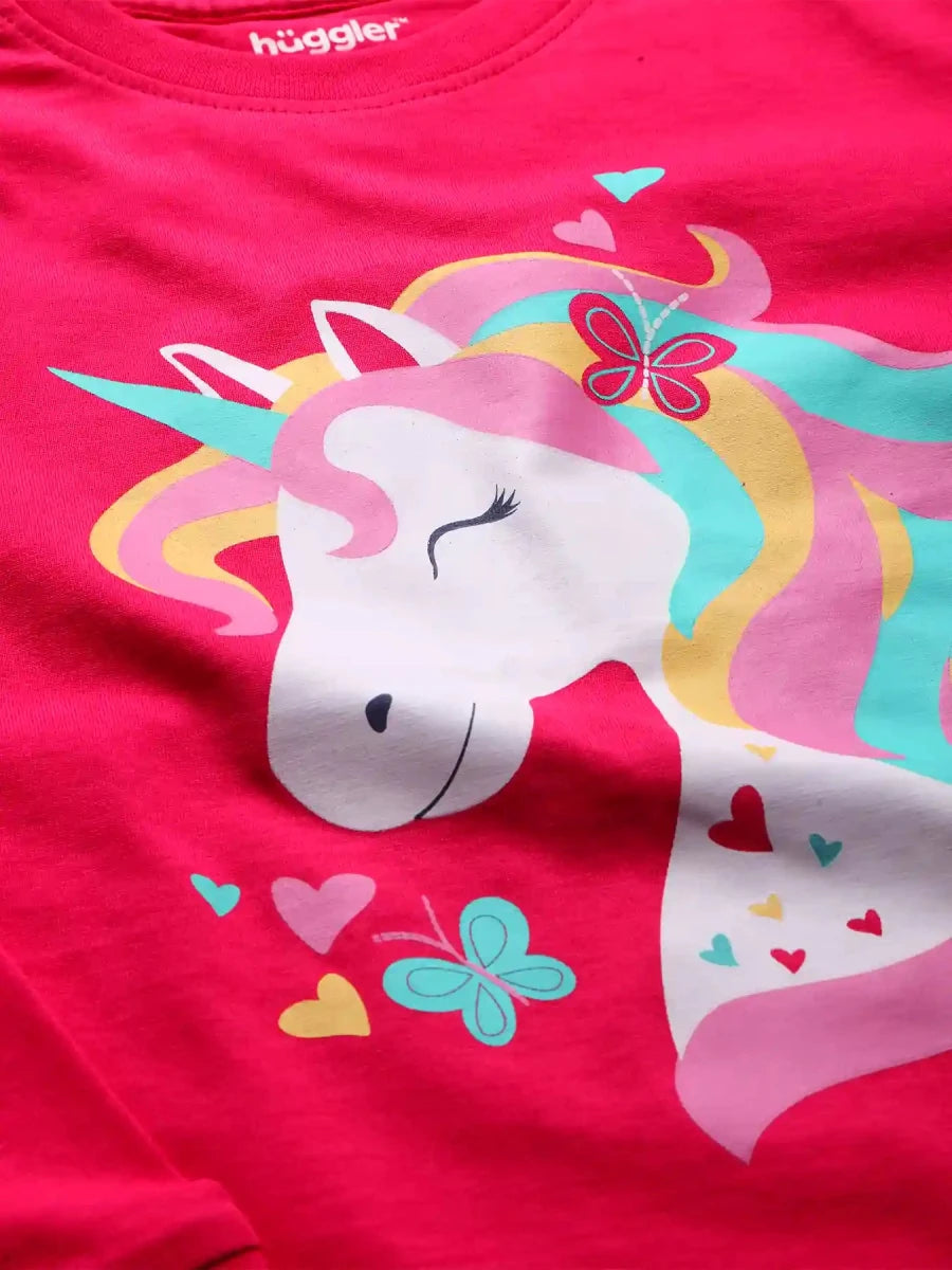 Unicorn Girls Pajama Set - Huggler