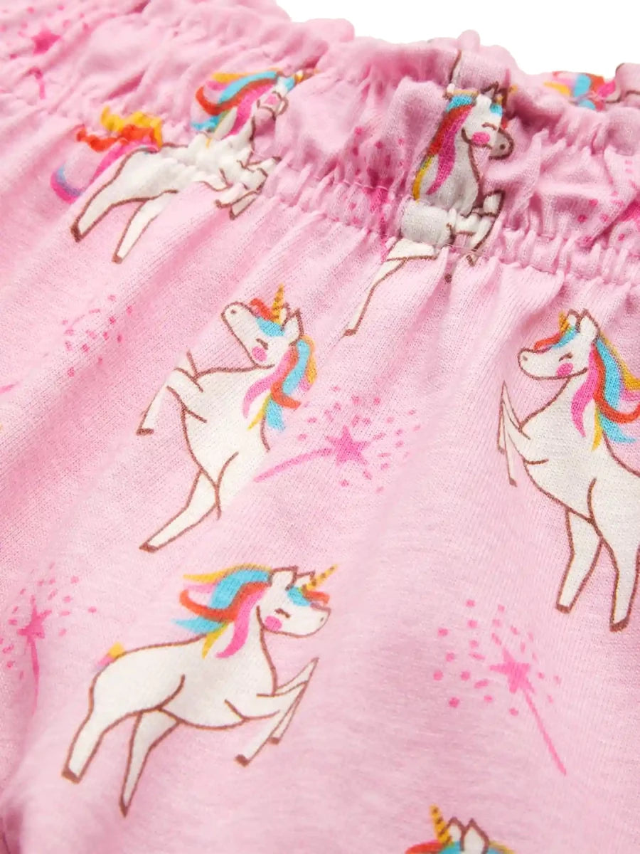 Unicorn Magic Girls Shorts Set - Huggler