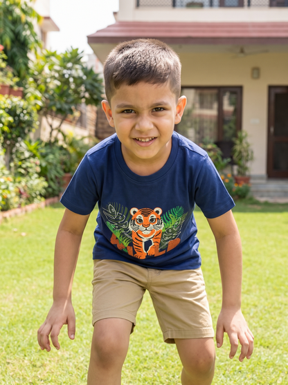 Wild Tiger Boys T Shirt - Huggler